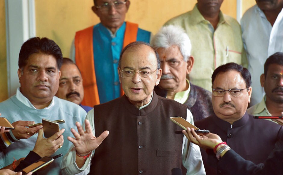 Speaking about the verdict, Arun Jaitley said the Congress should not treat the 2G verdict as a “badge of honour”. He asserted that the UPA's 2G spectrum allocation policy was Speaking about the verdict, Arun Jaitley said the Congress should not treat the 2G verdict as a “badge of honour”. He asserted that the UPA's 2G spectrum allocation policy was