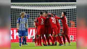 Bundesliga: Kevin-Prince Boateng's late goal against former club Hertha Berlin helps Frankfurt to victory