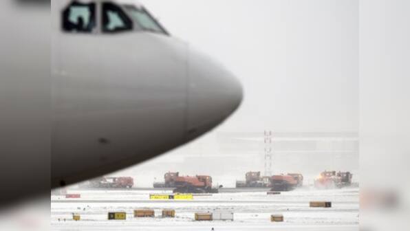 Heavy snowfall causes travel mayhem in northern Europe; more than 300 flights cancelled at Frankfurt airport