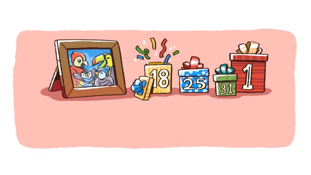 The third image of the comic strip revealing the dates for more comics based on the holidays. Image: Google