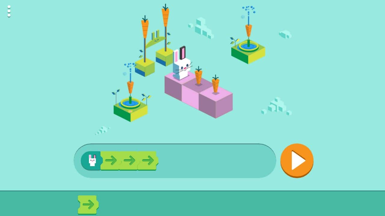 Google Doodle. Coding for Carrots