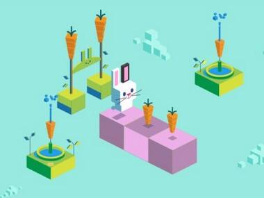 This Google Doodle celebrates 50 years of kids coding in its first coding-doodle ever