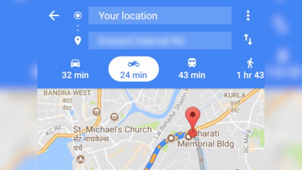 Google begins rolling out a new two-wheeler mode on Maps; roll-out restricted  to Indian users as of now