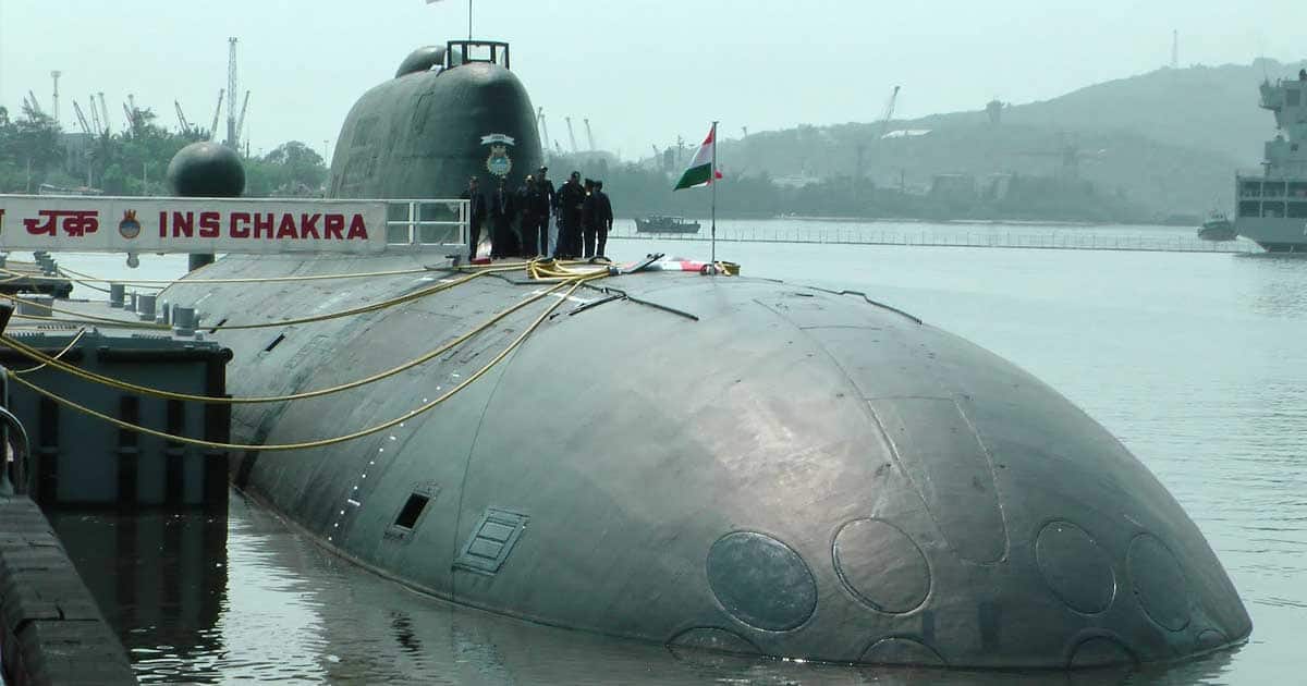 INS Chakra, India's only nuclearpowered submarine, suffers damage on