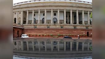 Trinamool MPs in Parliament protest against Centre's move to link Aadhaar with bank accounts