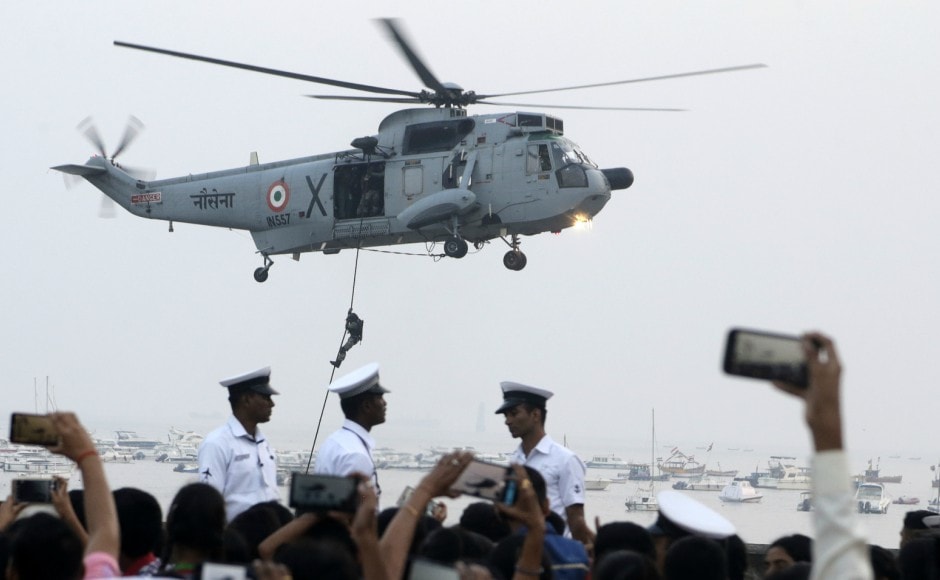 From a force of less than half a dozen sloops to one that has 135 ships and 235 aircraft, Indian Navy has grown quietly but steadily. AP From a force of less than half a dozen sloops to one that has 135 ships and 235 aircraft, Indian Navy has grown quietly but steadily. AP