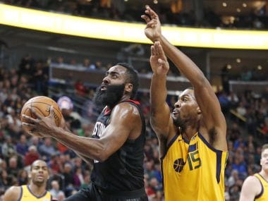 NBA: James Harden scores 29 points to take Rockets past Jazz; Nets defeat Thunder