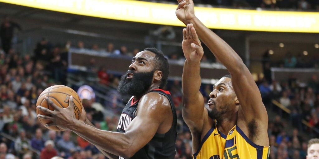 Nba James Harden Scores 29 Points To Take Rockets Past Jazz Nets Defeat Thunder Sports News