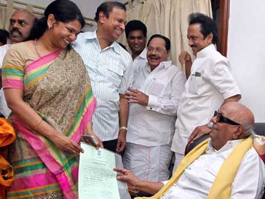 Karunanidhi family tree: DMK chief leaves behind lineage of young politicians but Stalin, Kanimozhi likely to be heirs Karunanidhi family tree: DMK chief leaves behind lineage of young politicians but Stalin, Kanimozhi likely to be heirs