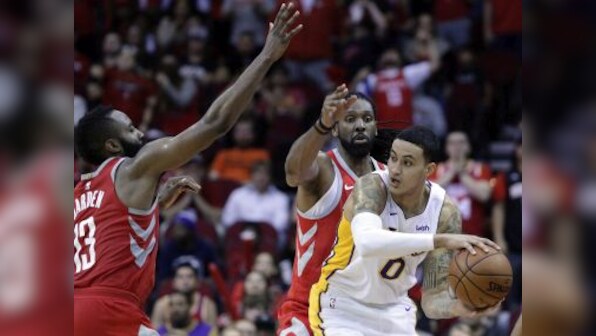 NBA: Kyle Kuzma helps Lakers halt Rockets' 14-game winning streak; Spurs defeat Trailblazers