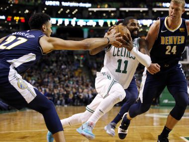 NBA: Kyrie Irving scores 33 points to take Celtics past Nuggets; Thunder defeat Pacers NBA: Kyrie Irving scores 33 points to take Celtics past Nuggets; Thunder defeat Pacers