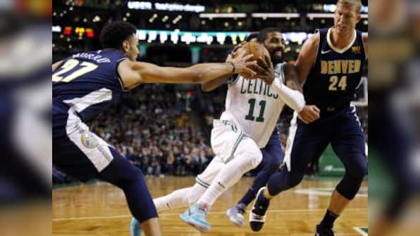 NBA: Kyrie Irving scores 33 points to take Celtics past Nuggets; Thunder defeat Pacers