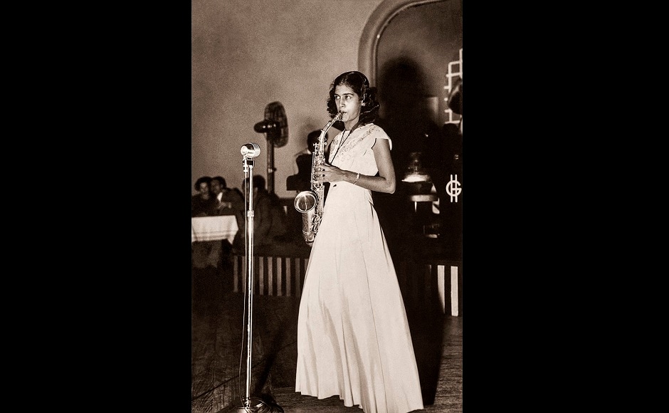 An exhibition curated by Prashant Panjiar for Serendipity Arts Festival, Goa, 2017 draws from the personal photograph albums of around a dozen families to recreate together a vivid portrait of the significant Goan band leaders of India’s jazz age. Lucila Pacheco during one of her first professional performances at Greens Hotel. Bombay, 1948. Photo courtesy: Pacheco Family, Serendipity Arts Festival An exhibition curated by Prashant Panjiar for Serendipity Arts Festival, Goa, 2017 draws from the personal photograph albums of around a dozen families to recreate together a vivid portrait of the significant Goan band leaders of India’s jazz age. Lucila Pacheco during one of her first professional performances at Greens Hotel. Bombay, 1948. Photo courtesy: Pacheco Family, Serendipity Arts Festival