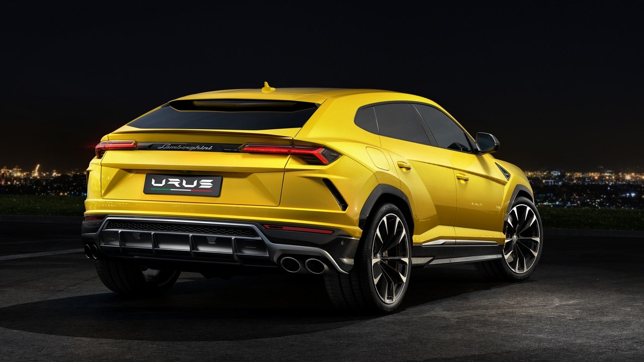The back of the Lamborghini Urus. Image: Lamborghini
