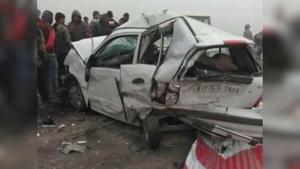 Lucknow-Agra Expressway accident: Dozen injured after car pile-up in Unnao due to fog
