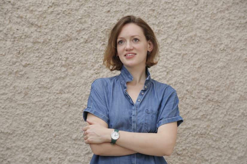British actor Lucy Briggs-Owen plays Lucrece in the eponymous prodcution