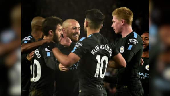Premier League: Manchester City thrash Swansea to set new 15-win record; United scrape past Bournemouth