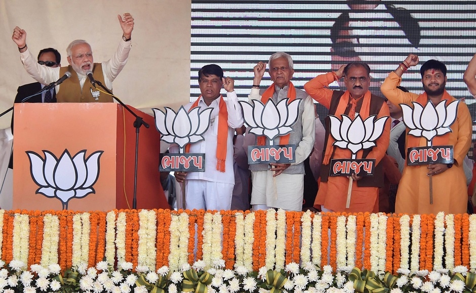 He also lashed out at Congress leader Mani Shankar Aiyar, saying that Aiyar had told people from Pakistan to He also lashed out at Congress leader Mani Shankar Aiyar, saying that Aiyar had told people from Pakistan to