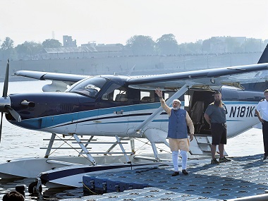 Gujarat elections 2017: Why PM Narendra Modi's seaplane ride sends mixed signals to his legions of followers Gujarat elections 2017: Why PM Narendra Modi's seaplane ride sends mixed signals to his legions of followers