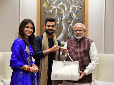 Virat Kohli, Anushka Sharma meet Narendra Modi after returning to India; PM congratulates couple Virat Kohli, Anushka Sharma meet Narendra Modi after returning to India; PM congratulates couple