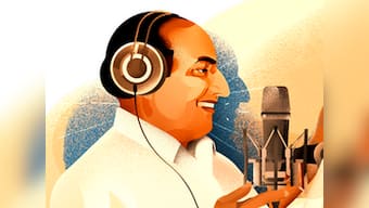 Google Doodle pays tribute to Mohammed Rafi, on his 93rd birth anniversary