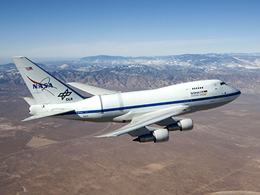 NASA's flying 'SOFIA' telescope will study celestial magnetic fields, star-forming regions, comets, Titan, and more in 2018 NASA's flying 'SOFIA' telescope will study celestial magnetic fields, star-forming regions, comets, Titan, and more in 2018