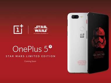 OnePlus 5T Star Wars Limited Edition teased at the Bengaluru Comic Con event OnePlus 5T Star Wars Limited Edition teased at the Bengaluru Comic Con event