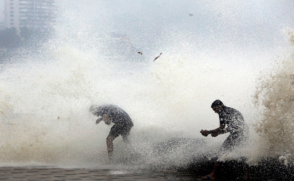 On Tuesday, the Arabian Sea recorded a high tide of 5.04 metres. It is expected to be 5.05 metres on Wednesday, BMC warned. The weather office issued a rain and thundershower warning for Mumbai and suburbs. AP On Tuesday, the Arabian Sea recorded a high tide of 5.04 metres. It is expected to be 5.05 metres on Wednesday, BMC warned. The weather office issued a rain and thundershower warning for Mumbai and suburbs. AP