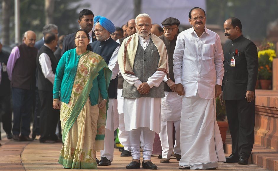 Vice-President M Venkaiah Naidu, Lok Sabha Speaker Sumitra Mahajan, BJP veteran LK Advani, Congress chief Sonia Gandhi, Rahul Gandhi, several and several senior ministers were present to pay tribute to the people killed in the attack 16 years ago. PTI Vice-President M Venkaiah Naidu, Lok Sabha Speaker Sumitra Mahajan, BJP veteran LK Advani, Congress chief Sonia Gandhi, Rahul Gandhi, several and several senior ministers were present to pay tribute to the people killed in the attack 16 years ago. PTI