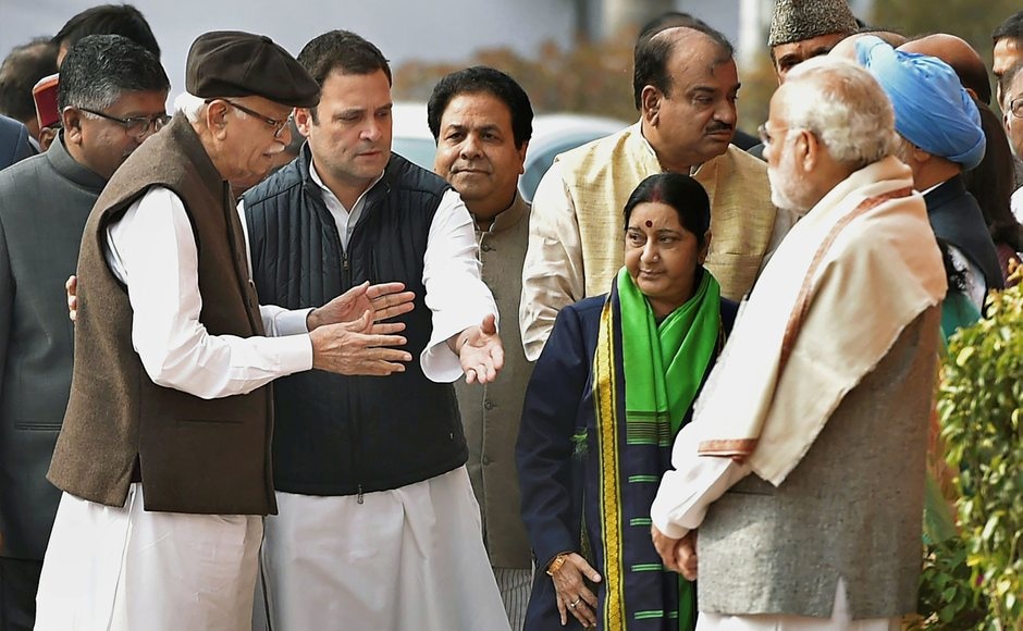 However, Rahul and Modi did not greet each other. Earlier this week, Modi had accused Singh of colluding with Pakistan to ensure BJP's defeat in Gujarat and Singh had hit back at Modi for allegedly spreading falsehood to score political brownies. PTI However, Rahul and Modi did not greet each other. Earlier this week, Modi had accused Singh of colluding with Pakistan to ensure BJP's defeat in Gujarat and Singh had hit back at Modi for allegedly spreading falsehood to score political brownies. PTI