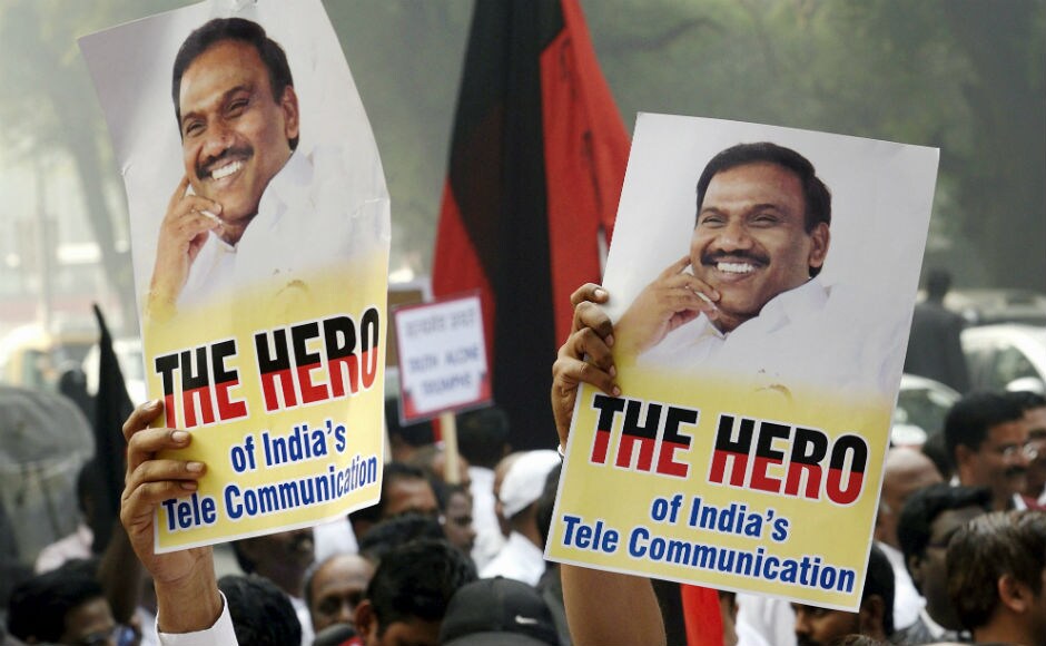A number of supporters of DMK leaders Raja and Kanimozhi, who were anxiously waiting outside the jam-packed court room, broke into loud cheers as soon as the verdict was pronounced. PTI A number of supporters of DMK leaders Raja and Kanimozhi, who were anxiously waiting outside the jam-packed court room, broke into loud cheers as soon as the verdict was pronounced. PTI