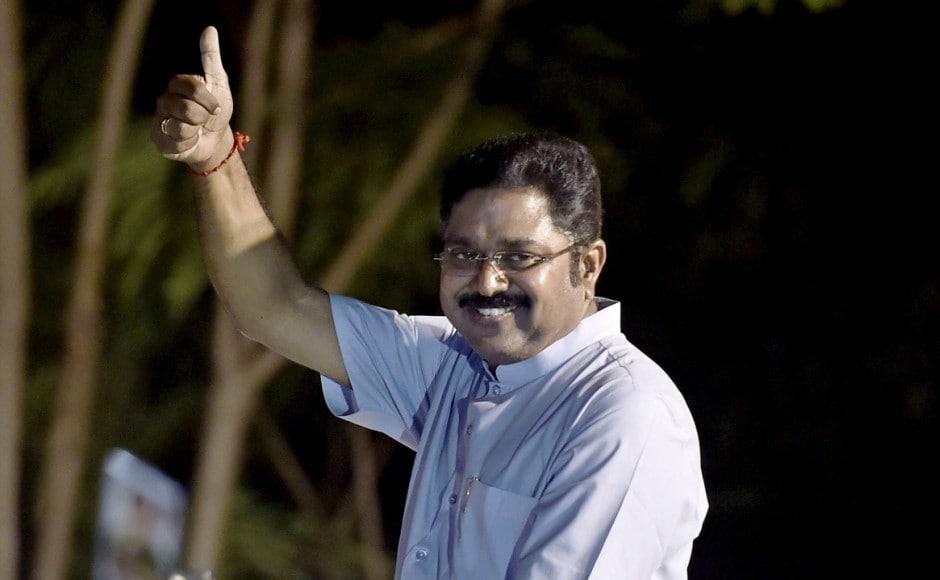 The ruling AIADMK on Sunday alleged there was a 'tacit understanding' between TTV Dhinakaran and the Opposition DMK to defeat it in the RK Nagar bypoll. Dhinkaran secured over 50% votes. PTI The ruling AIADMK on Sunday alleged there was a 'tacit understanding' between TTV Dhinakaran and the Opposition DMK to defeat it in the RK Nagar bypoll. Dhinkaran secured over 50% votes. PTI