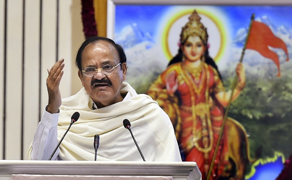 Naidu said that there could be different ways of worship, but only one way of life: Hinduism. PTI Naidu said that there could be different ways of worship, but only one way of life: Hinduism. PTI
