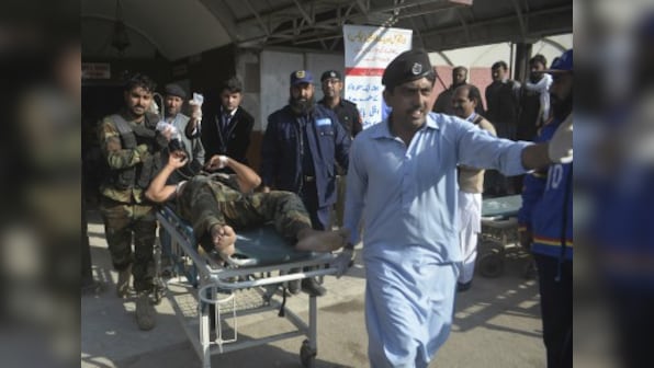 Twelve killed, 32 injured as burqa-clad Taliban militants attack agriculture college in Pakistan's Peshawar