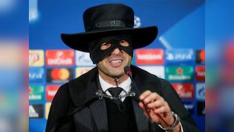 Champions League: Shakhtar Donetsk boss keeps his word, dresses up as Zorro after sealing last-16 spot