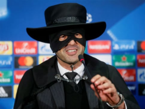 Champions League: Shakhtar Donetsk boss keeps his word, dresses up as Zorro after sealing last-16 spot Champions League: Shakhtar Donetsk boss keeps his word, dresses up as Zorro after sealing last-16 spot