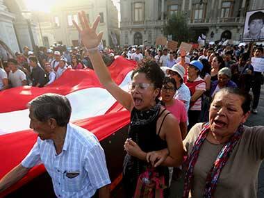 Former Peru leader Alberto Fujimori begs for forgiveness after his presidential pardon sparks protests