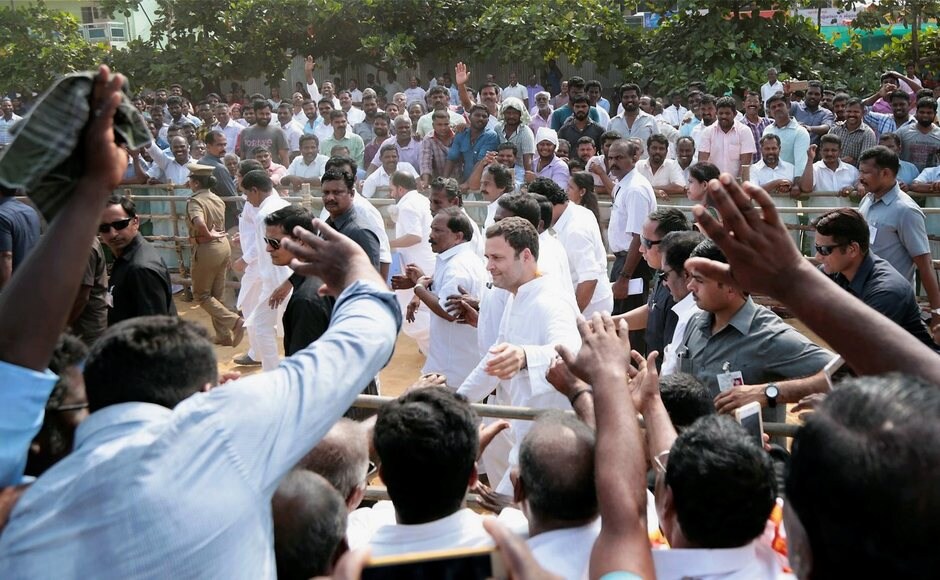 He also visited other districts in Tamil Nadu, including Poonthura, Vizhinjam, Chinnathurai, Thaikkad and Palayam, where he interacted with residents of fishing villages. PTI He also visited other districts in Tamil Nadu, including Poonthura, Vizhinjam, Chinnathurai, Thaikkad and Palayam, where he interacted with residents of fishing villages. PTI