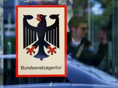 The logo of German federal network agency Bundesnetzagentur. Reuters