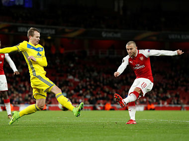 Premier League: Arsenal's Arsene Wenger could hand Jack Wilshere first start of season against Southampton Premier League: Arsenal's Arsene Wenger could hand Jack Wilshere first start of season against Southampton