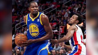 NBA: Cavaliers, Celtics lose; Warriors ride on Kevin Durant's heroics to storm past Pistons