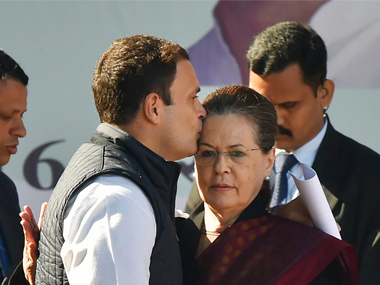 Congress president Rahul Gandhi's kiss on mother Sonia Gandhi's forehead is the perfect farewell to ex-party chief Congress president Rahul Gandhi's kiss on mother Sonia Gandhi's forehead is the perfect farewell to ex-party chief
