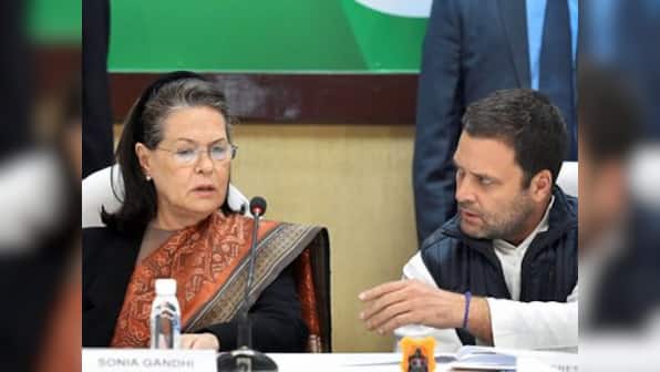 Rahul Gandhi chairs first CWC as Congress president, says BJP's foundation based on lies