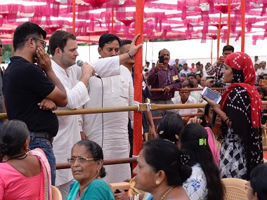 Gujarat polls: Congress banks on Rahul Gandhi, caste leaders to bridge 9 percent vote share gap with BJP of 2012 election Gujarat polls: Congress banks on Rahul Gandhi, caste leaders to bridge 9 percent vote share gap with BJP of 2012 election