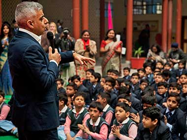 Visiting Delhi on a smoggy day, London mayor Sadiq Khan launches global anti-pollution network Visiting Delhi on a smoggy day, London mayor Sadiq Khan launches global anti-pollution network
