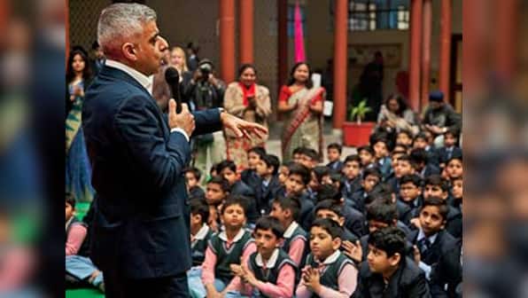 Visiting Delhi on a smoggy day, London mayor Sadiq Khan launches global anti-pollution network