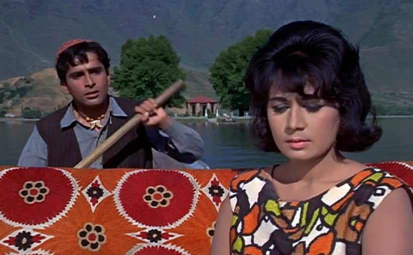 Shashi Kapoor with Nanda. Image via Facebook
