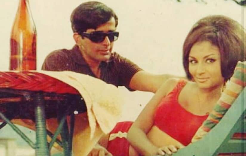 Shashi Kapoor with Sharmila Tagore. Image via Facebook