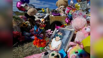 Sherin Mathews' gravesite made public in Dallas; three-year-old Indian girl was allegedly killed by her adoptive father
