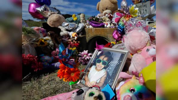 Sherin Mathews' gravesite made public in Dallas; three-year-old Indian girl was allegedly killed by her adoptive father